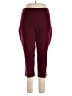 JM Collection Solid Burgundy Active Pants Size XL - photo 1