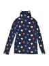 Mini Boden Hearts Blue Turtleneck Sweater Size 3 - 4 - photo 1