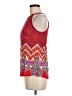 Kenar 100% Rayon Red Sleeveless Blouse Size M - photo 5