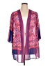 Susan Graver 100% Polyester Purple Cardigan Size 1X - photo 1