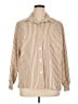 Blair Stripes Tan Long Sleeve Blouse Size XL - photo 1