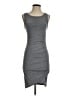 Leith Solid Gray Casual Dress Size XS - photo 1