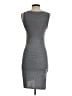 Leith Solid Gray Casual Dress Size XS - photo 2