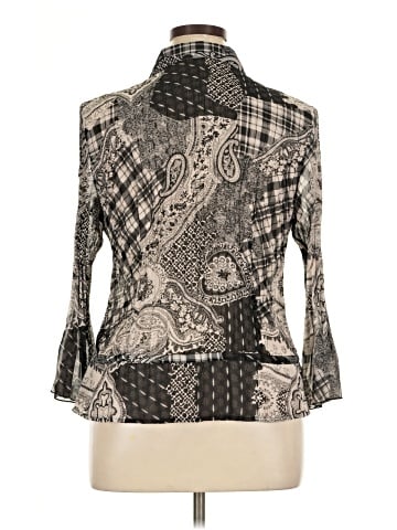 Notations 3/4 Sleeve Blouse (view 2)