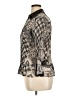 Notations 100% Polyester Paisley Gray 3/4 Sleeve Blouse Size XL - photo 5