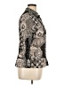 Notations 100% Polyester Paisley Gray 3/4 Sleeve Blouse Size XL - photo 4