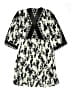 CAbi 100% Polyester Print Black Cocktail Dress Size XS - photo 2