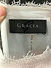 Gracia Ivory 3/4 Sleeve Blouse Size M - photo 6