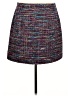 Ann Taylor LOFT Tweed Blue Casual Skirt Size 12 (petite) - photo 2