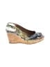 Stuart Weitzman Green Wedges Size 9 - photo 1