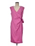 Ann Taylor 100% Polyester Pink Cocktail Dress Size 8 - photo 1