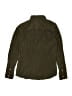 Zara 100% Cotton Chevron-herringbone Green Long Sleeve Button-Down Shirt Size 11 - 12 - photo 2