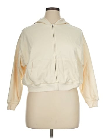 SKIMS Zip Up Hoodie (view 1)