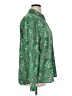 Saint + Sofia Paisley Green Long Sleeve Blouse Size 16 - photo 4