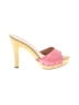 Veronica Beard Color Block Pink Mule/Clog Size 6 - photo 1