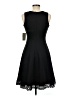 Donna Ricco Solid Black Cocktail Dress Size 6 - photo 2