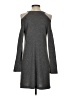 Everly Solid Gray Casual Dress Size S - photo 2