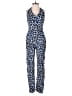 Karina Grimaldi Animal Print Blue Jumpsuit Size XXS (estimated) - photo 1