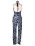 Karina Grimaldi Animal Print Blue Jumpsuit Size XXS (estimated) - photo 2