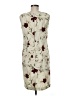 Kathie Lee 100% Polyester Floral Ivory Cocktail Dress Size 8 - photo 2