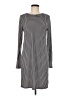 MICHAEL Michael Kors Houndstooth Gray Casual Dress Size M - photo 1