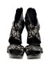 Diane von Furstenberg Black Wedges Size 9 - photo 2