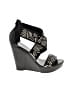 Diane von Furstenberg Black Wedges Size 9 - photo 1