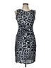 White Stuff Animal Print Blue Cocktail Dress Size 10 - photo 1