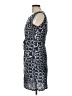 White Stuff Animal Print Blue Cocktail Dress Size 10 - photo 5