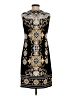 JM Collection Graphic Black Cocktail Dress Size S (petite) - photo 2