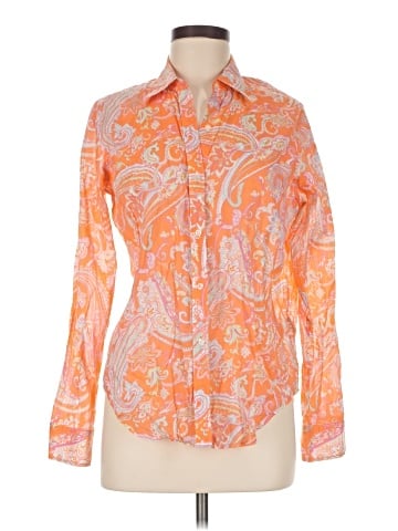 Lauren by Ralph Lauren Long Sleeve Button-Down Shirt (view 1)