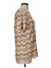 Alfred Dunner Chevron-herringbone Tan Short Sleeve Top Size L (estimated) - photo 4