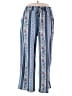 I Believe Print Blue Casual Pants Size 2X - photo 1