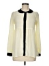 Unbranded Color Block Ivory Long Sleeve Blouse Size L (estimated) - photo 1