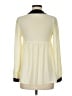 Unbranded Color Block Ivory Long Sleeve Blouse Size L (estimated) - photo 2