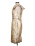 Calvin Klein Metallic Gold Cocktail Dress Size 10 - photo 5