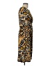 Connected Apparel Animal Print Brown Cocktail Dress Size 12 - photo 4
