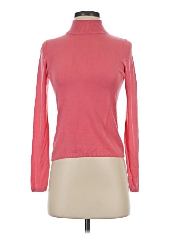 August Silk Turtleneck Sweater (view 1)