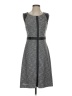 Noir 100% Polyester Tweed Gray Casual Dress Size S - photo 1