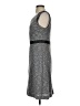 Noir 100% Polyester Tweed Gray Casual Dress Size S - photo 5