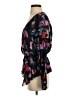 Parker Black Long Sleeve Silk Top Size S - photo 5
