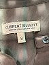Current/Elliott 100% Silk Print Gray Long Sleeve Silk Top Size Sm (1) - photo 7