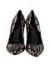 Brian Atwood Houndstooth Black Heels Size 9 - photo 2