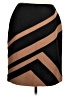Etcetera Chevron-herringbone Brown Wool Skirt Size 10 - photo 1