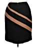 Etcetera Chevron-herringbone Brown Wool Skirt Size 10 - photo 2