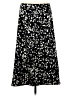 Alfani 100% Polyester Print Black Casual Skirt Size 8 - photo 1