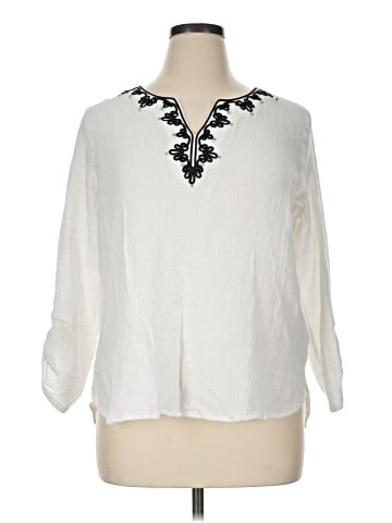 Ruby Rd. 3/4 Sleeve Blouse (view 1)