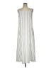 Unbranded 100% Polyester Stripes White Casual Dress Size XL - photo 1
