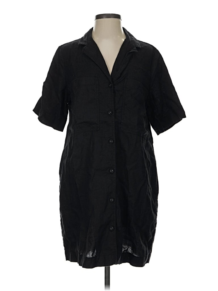 Pre-owned Everlane Casual Dress In Black