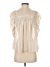 Topshop 100% Polyester Ivory Sleeveless Blouse Size 4 - photo 1